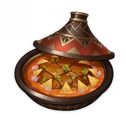 طاجن اللهب الذهبي